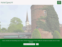 Tablet Screenshot of hotelspecht.de
